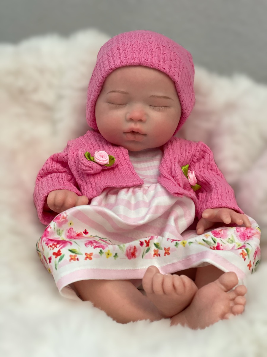 13.7 Inch 35 cm Full Body Soft - Reborn Baby Doll Silicone Realistic recension och pris