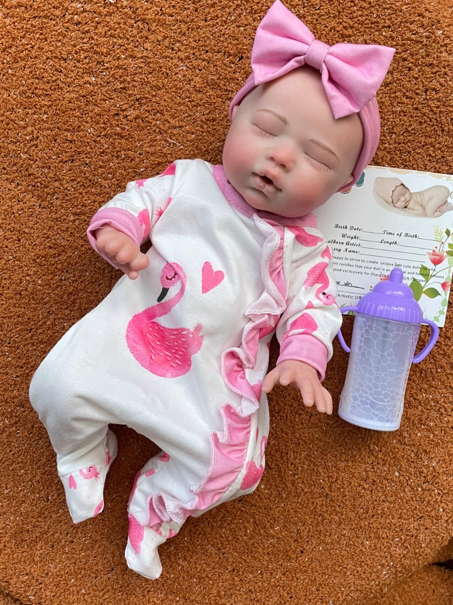 13.7 Inch 35 cm Full Body Soft - Reborn Baby Doll Silicone Realistic recension och pris