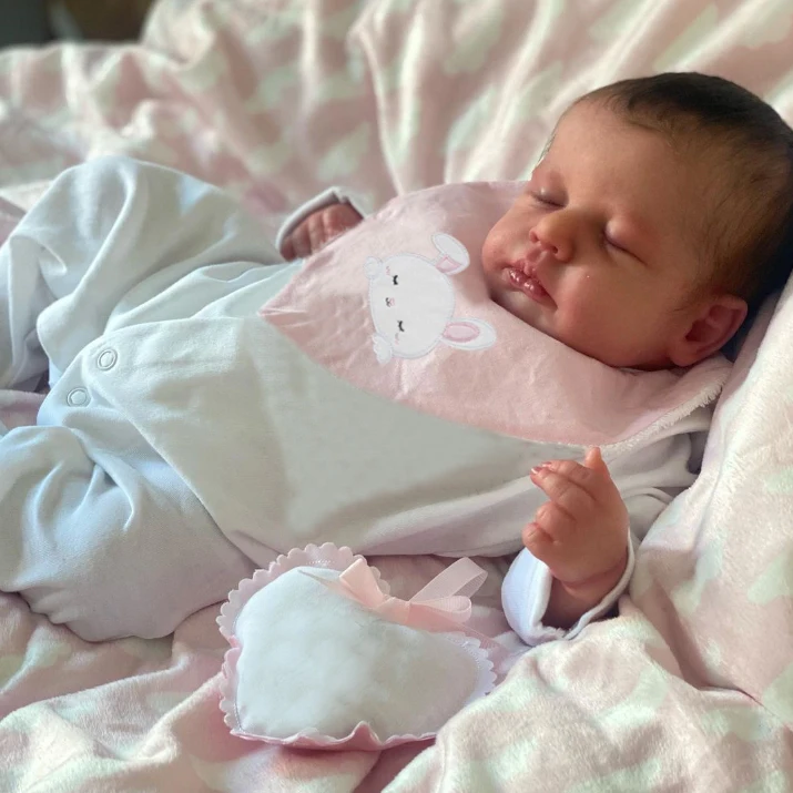 49CM Cuddly Full Body Silicone - Reborn Baby Doll Silicone Realistic recension och pris