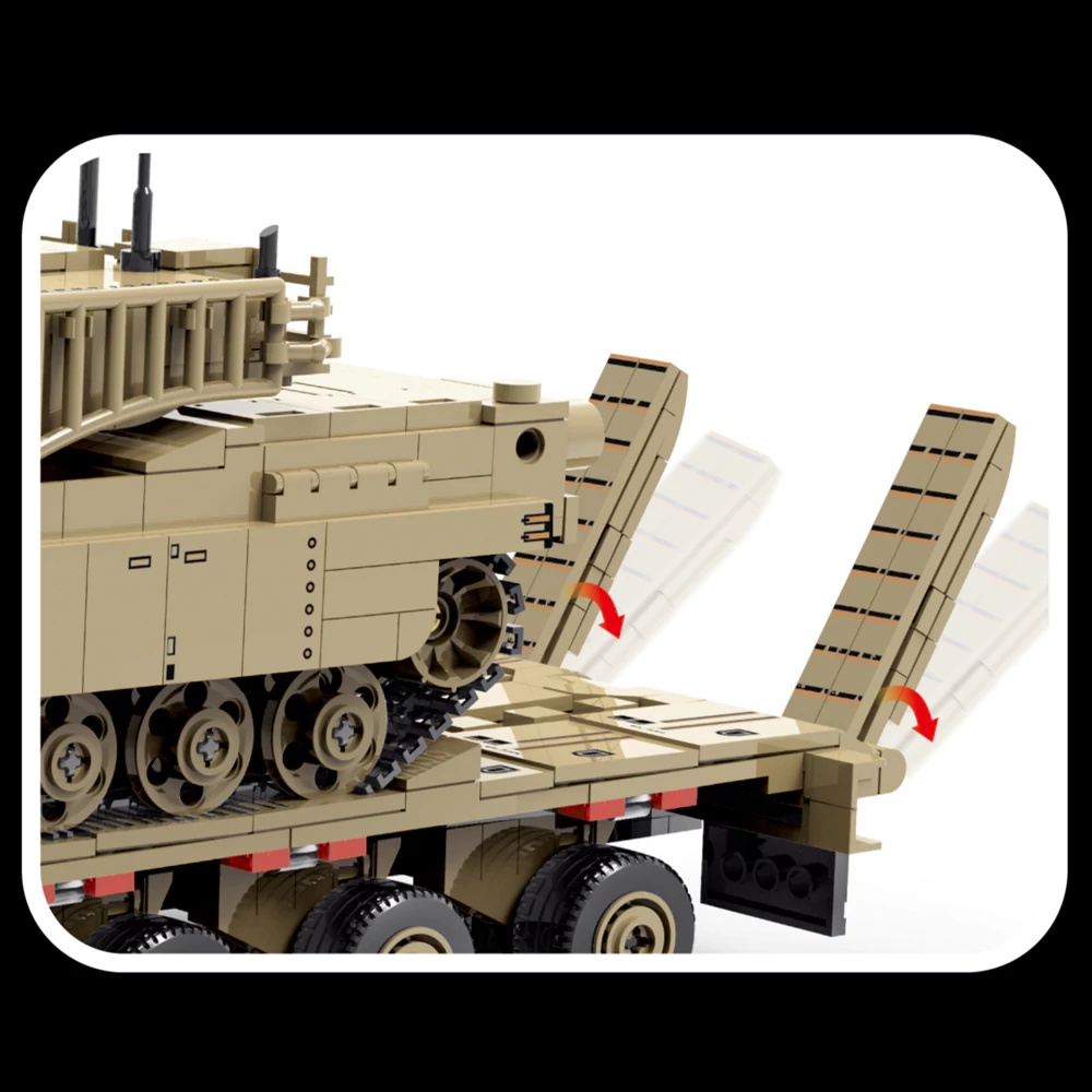 Military WW2 M1070 Armored Veh - Lego Compatible Military Tank recension och pris
