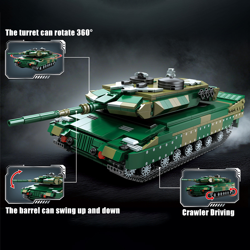 Military 1000Pcs Germany Tiger - Lego Compatible Military Tank recension och pris