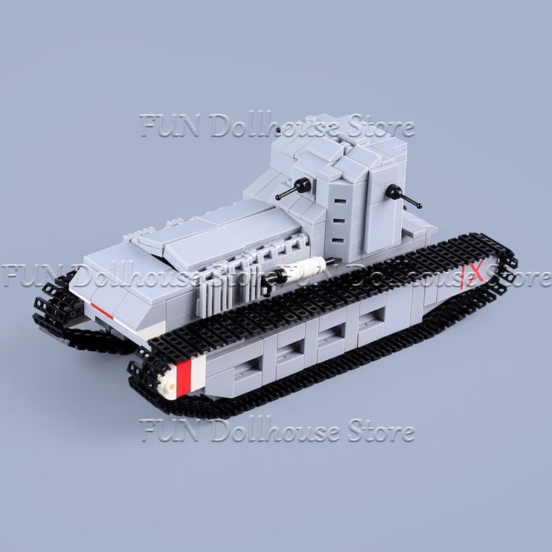 MOC WW1 Military Army Soldier  - Lego Compatible Military Tank recension och pris
